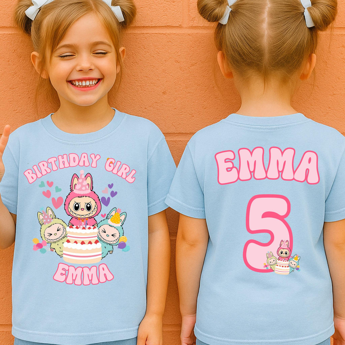 Custom Doll Birthday Girl Shirt Birthday Girl Doll Shirt Trendy Personalized Birthday Toy Girls Doll Shirt Family Birthday Party Shirt