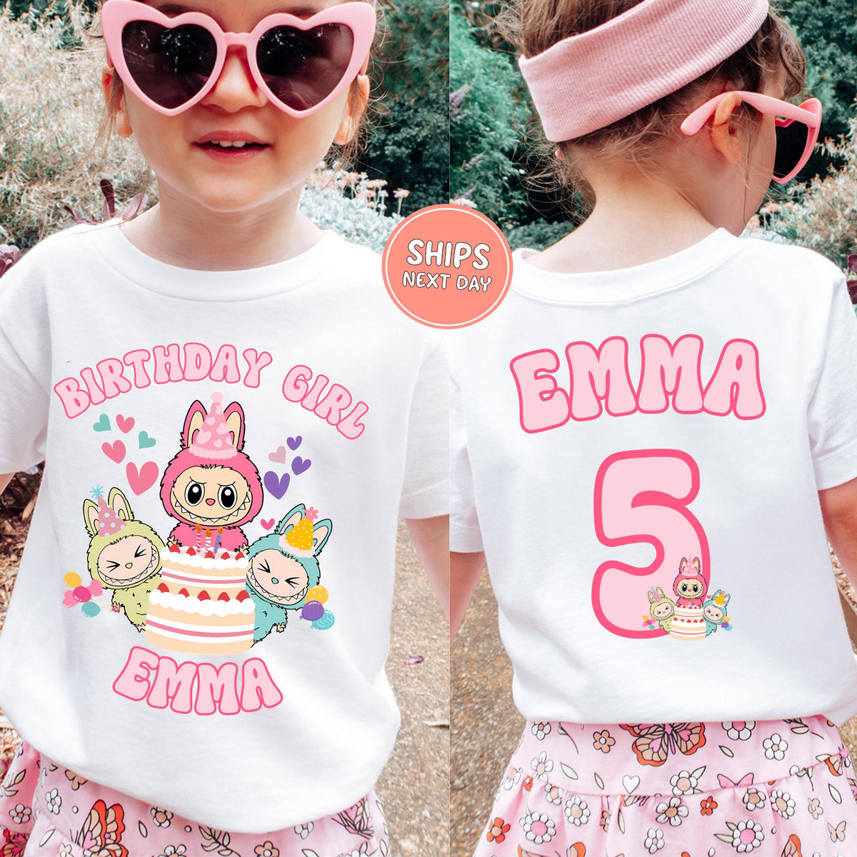 Custom Doll Birthday Girl Shirt Birthday Girl Doll Shirt Trendy Personalized Birthday Toy Girls Doll Shirt Family Birthday Party Shirt