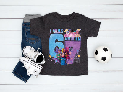 I Was 6 Now I'm 7 Kpop Girls Birthday Shirt, Funny 7th Birthday Meme T-Shirt, Trendy 67 Birthday Crew, Birthday Girl Gift for her