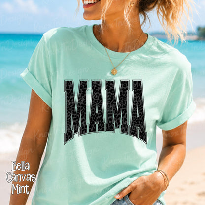 Mama Leopard Print Shirt, Comfort Colors Mama Tee, Bella Canvas Graphic Tee, Trendy Mom Shirt, Oversized Mama Tshirt, Boutique Style Tee