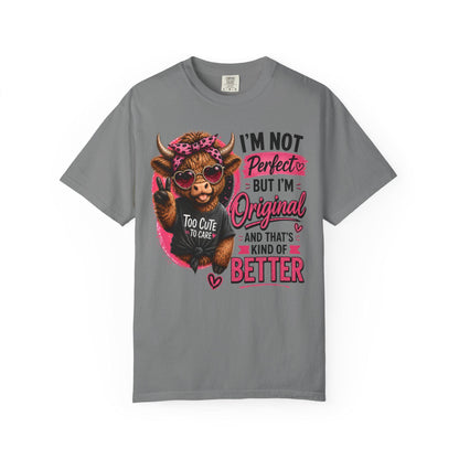 Funny Highland Cow T-Shirt for Women | Cute Cowgirl Graphic Tee, Western Pink Shirt, Trendy Country Girl Tee