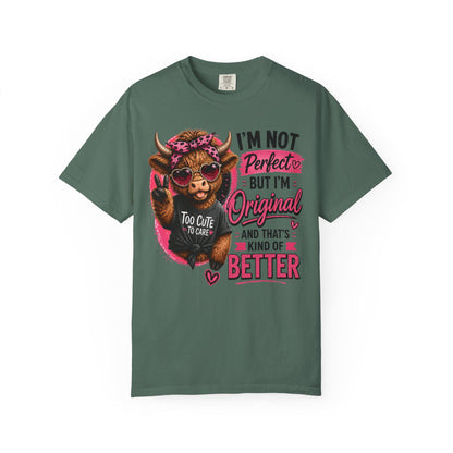 Funny Highland Cow T-Shirt for Women | Cute Cowgirl Graphic Tee, Western Pink Shirt, Trendy Country Girl Tee