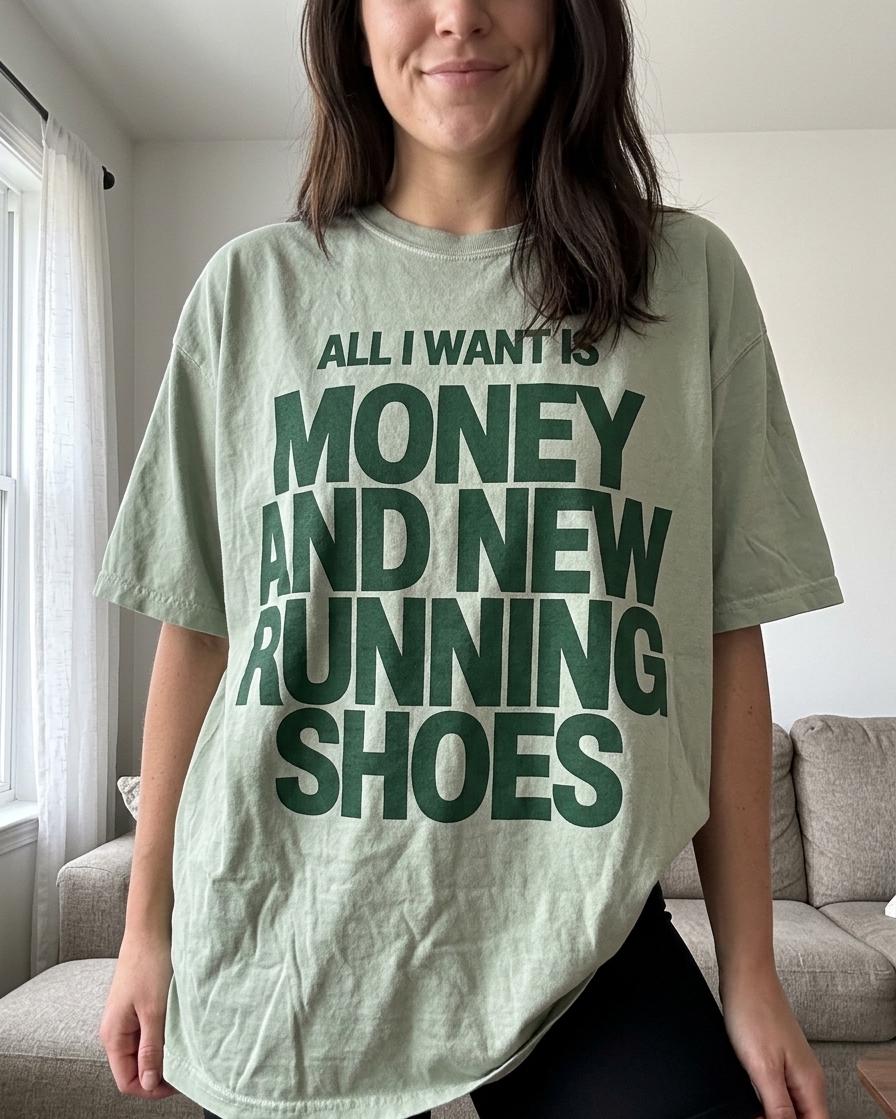 Running Lover Meme Fitness Tee | Funny Marathon Shirt For Women Exercise Oversized Trendy T-Shirt For Men Cardio Workout Humor Gift  T Shirt