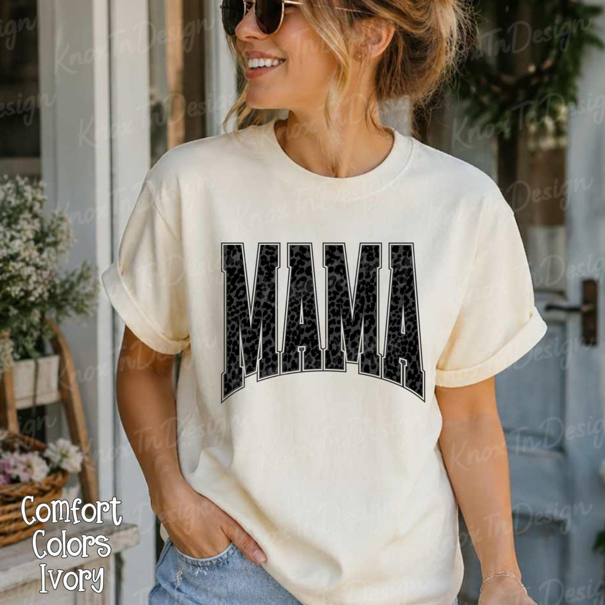 Mama Leopard Print Shirt, Comfort Colors Mama Tee, Bella Canvas Graphic Tee, Trendy Mom Shirt, Oversized Mama Tshirt, Boutique Style Tee