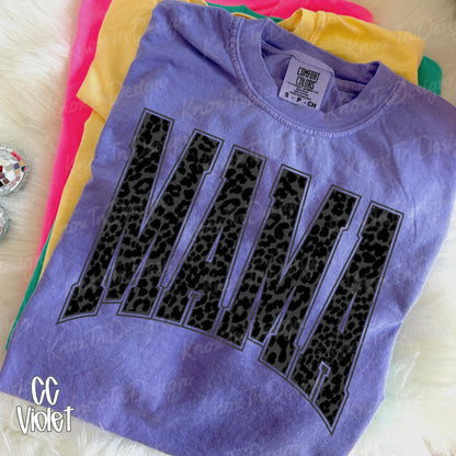 Mama Leopard Print Shirt, Comfort Colors Mama Tee, Bella Canvas Graphic Tee, Trendy Mom Shirt, Oversized Mama Tshirt, Boutique Style Tee