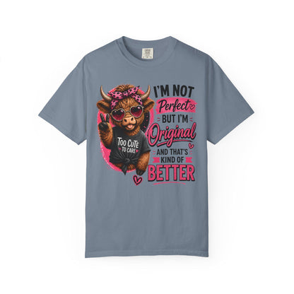 Funny Highland Cow T-Shirt for Women | Cute Cowgirl Graphic Tee, Western Pink Shirt, Trendy Country Girl Tee