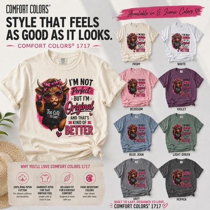 Funny Highland Cow T-Shirt for Women | Cute Cowgirl Graphic Tee, Western Pink Shirt, Trendy Country Girl Tee
