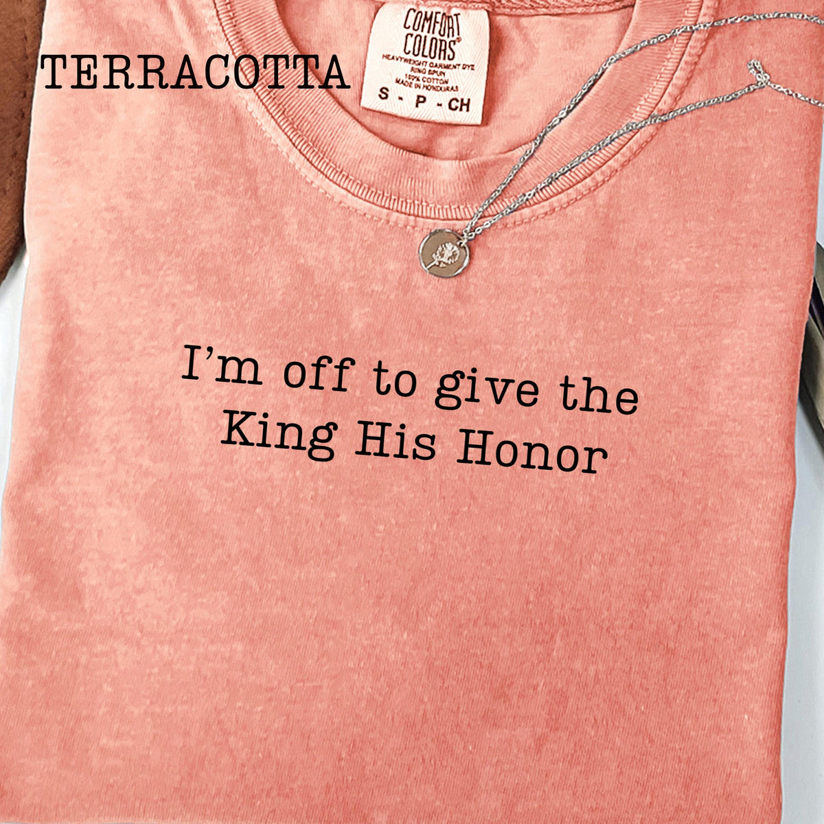 I'm Off To Give the King His Honor,Faith Joke Shirt,Jesus Humor Tshirt,Church Women,Bible Lover Top,Trendy Church T-shirt,Aesthetic Jesus