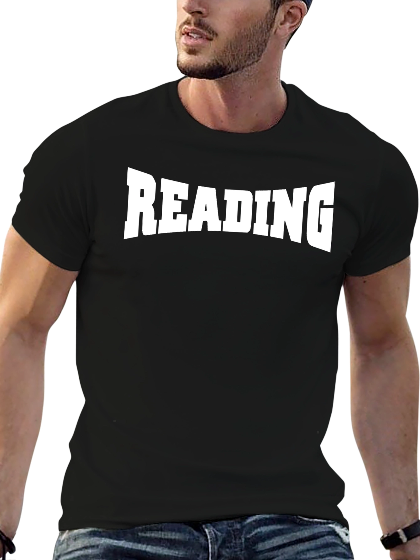 Reading T-Shirt Novelty Text Tee