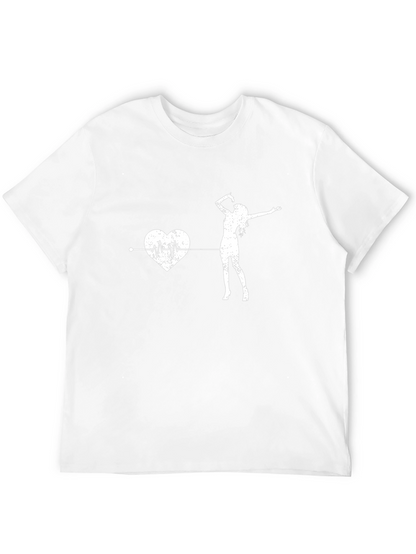 Heartbeat Dancer Graphic Tee - Black