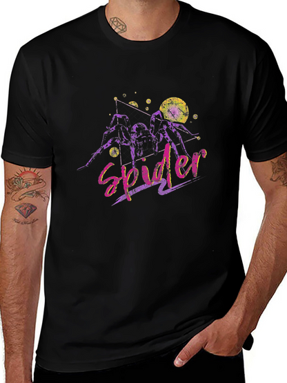 Spider Graphic Black T-Shirt