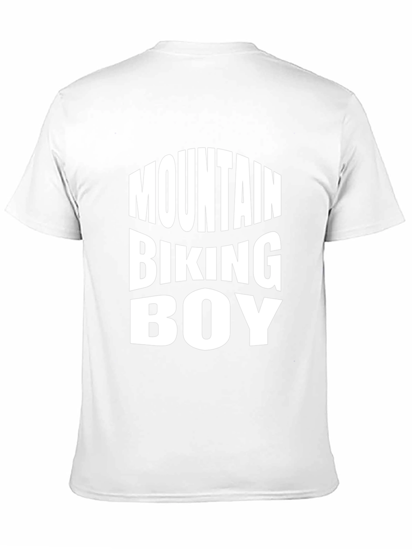 Mountain Biking Boy Graphic Tee - Black