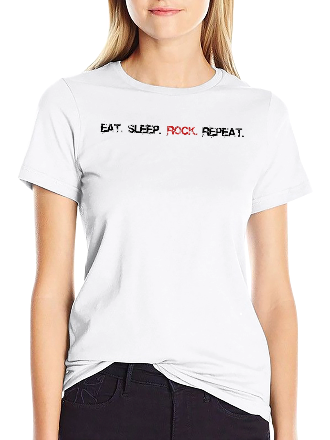 Eat Sleep Rock Repeat - Graphic Tee