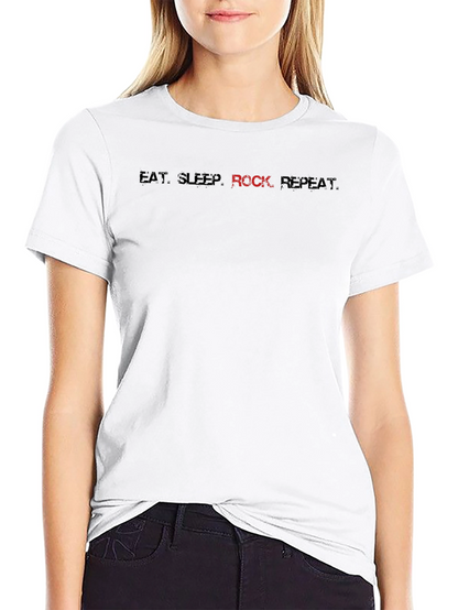 Eat Sleep Rock Repeat - Graphic Tee