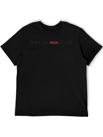 Eat Sleep Rock Repeat - Graphic Tee