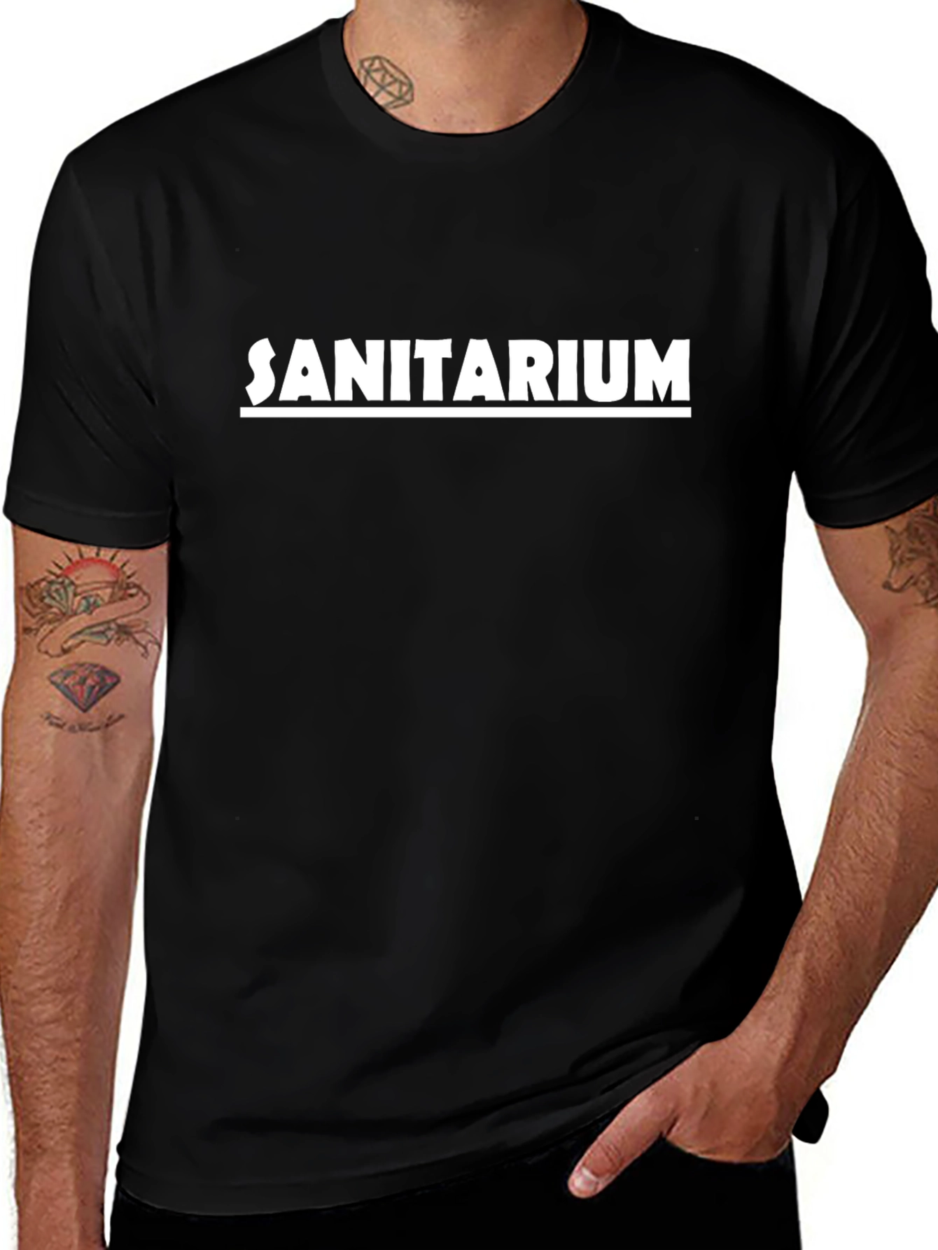 Sanitarium Black T-Shirt