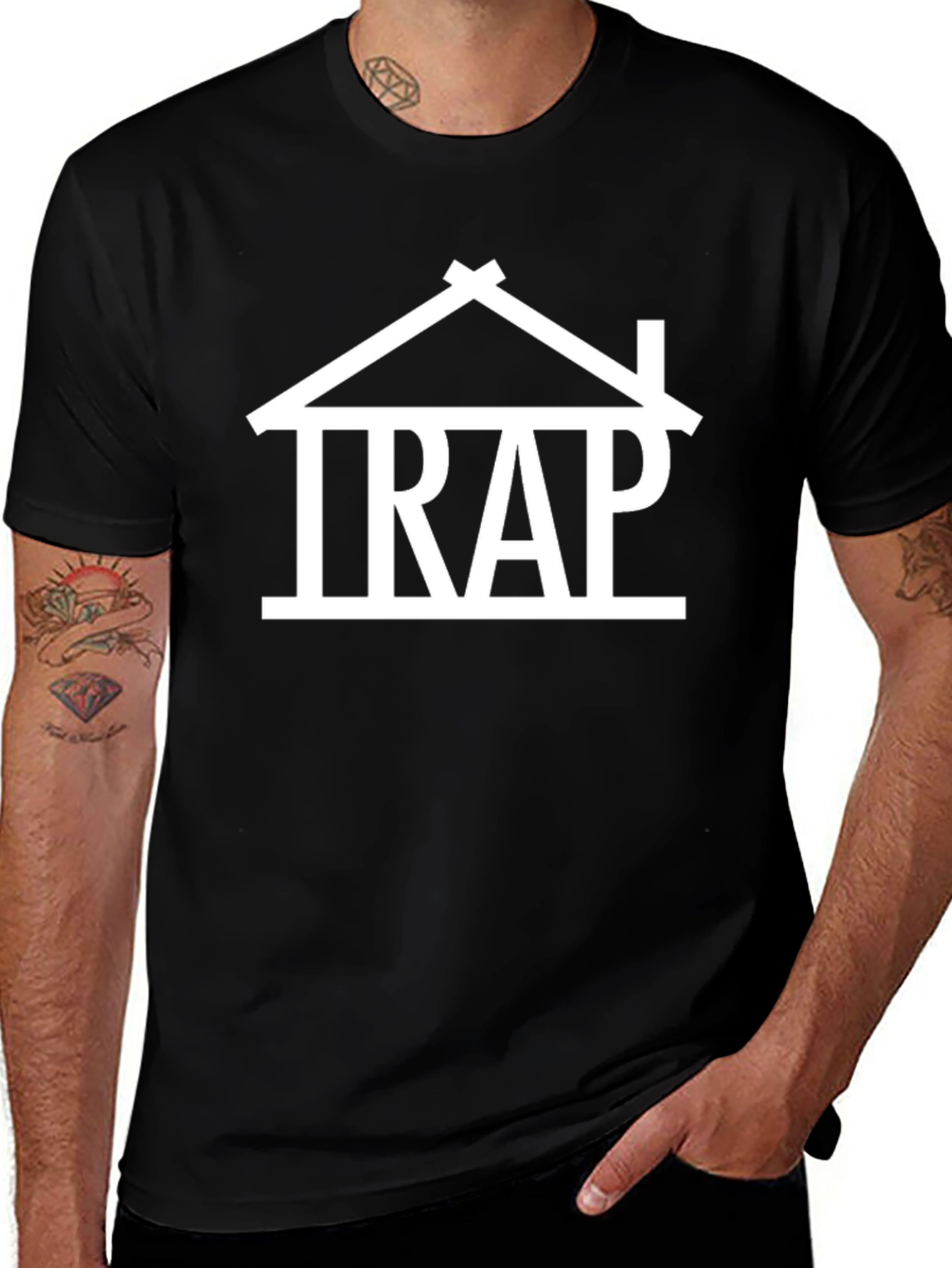 Trap House Graphic Tee - Urban Style