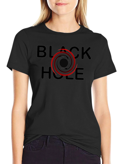 Black Hole Graphic T-Shirt - Cool Space Design