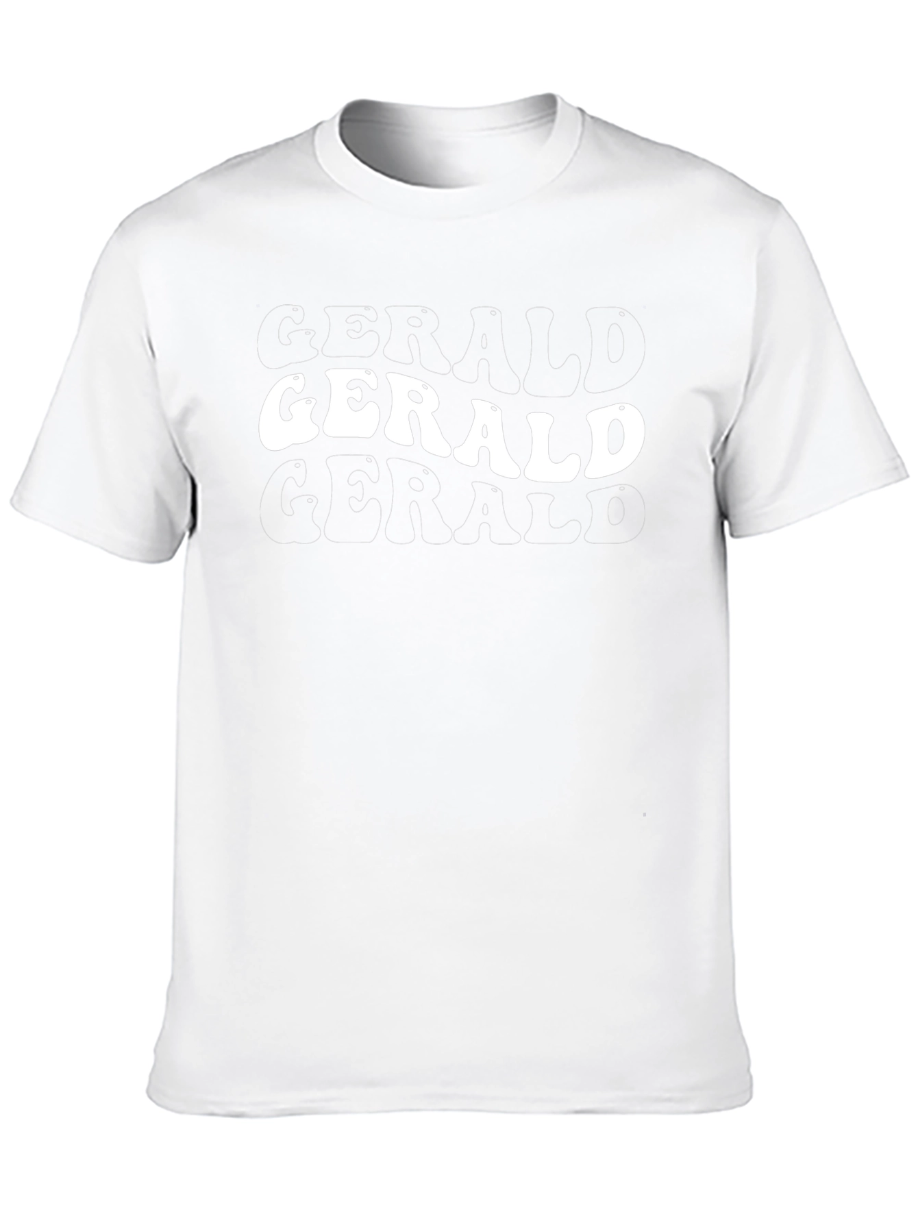 Retro Gerald Stacked T-Shirt - Classic Cool